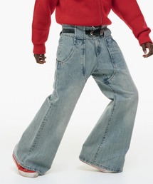 LAYERED WAIST FLARE DENIM