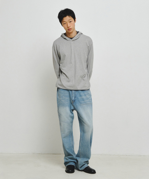 ENDOOR(エンドア)の「スカー フィンガーホールパーカー(グレー)(パーカー・レディース・MD.Gray・LARGE/MEDIUM)」の5枚目の写真