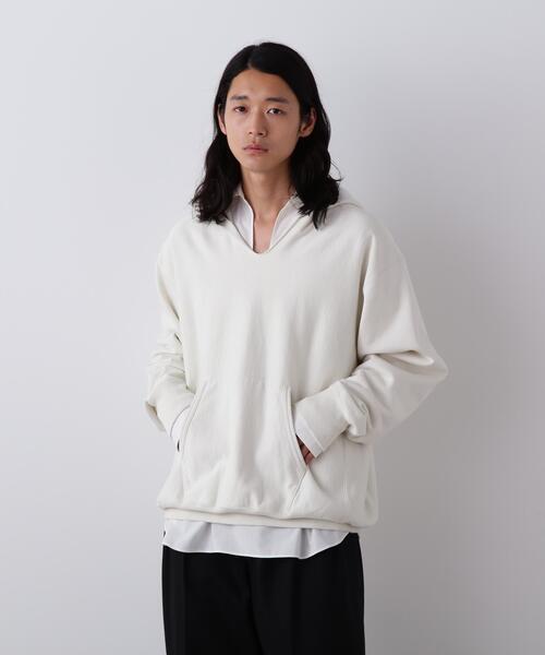YLEVE(イレーヴ)の「YLEVE / ORGANIC COTTON SUN FADED SWEAT HOODIE(Tシャツ/カットソー・メンズ・ベージュ・5)」の1枚目の写真