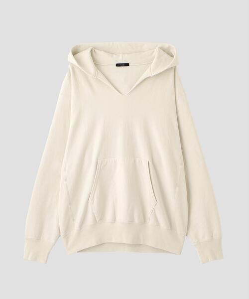 YLEVE(イレーヴ)の「YLEVE / ORGANIC COTTON SUN FADED SWEAT HOODIE(Tシャツ/カットソー・メンズ・ベージュ・5)」の3枚目の写真