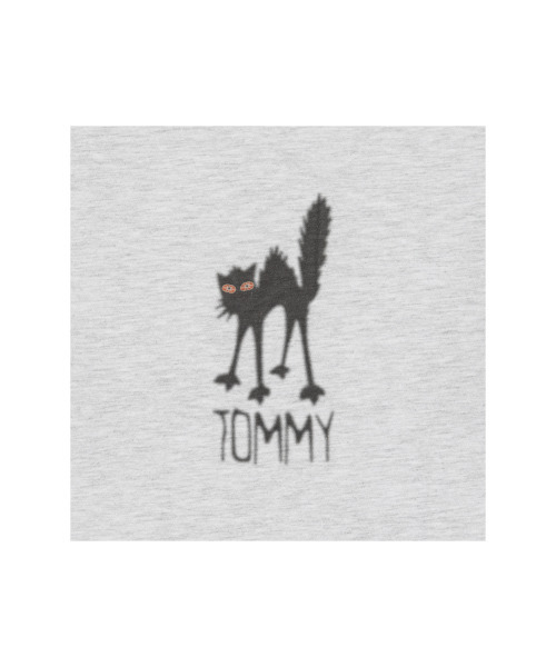ERTR(イーアールティーアール)の「TOMMY CAT 長袖Tシャツ メランジホワイト(Tシャツ/カットソー・レディース・その他・MEDIUM/LARGE)」の3枚目の写真