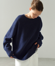 Mellow Wool Round Knit - Midnight Navy