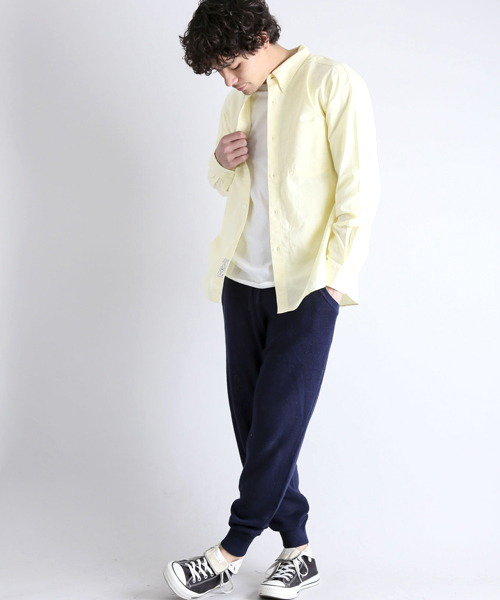 Denime（ドゥニーム）の「OXFORD BD SHIRT/オックスフォードボタンダウンシャツ（シャツ/ブラウス・メンズ・サックスブルー/ホワイト/イエロー・LARGE/X-LARGE/MEDIUM）」の7枚目の写真