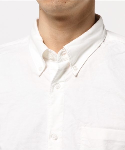 Denime（ドゥニーム）の「OXFORD BD SHIRT/オックスフォードボタンダウンシャツ（シャツ/ブラウス・メンズ・サックスブルー/ホワイト/イエロー・LARGE/X-LARGE/MEDIUM）」の12枚目の写真