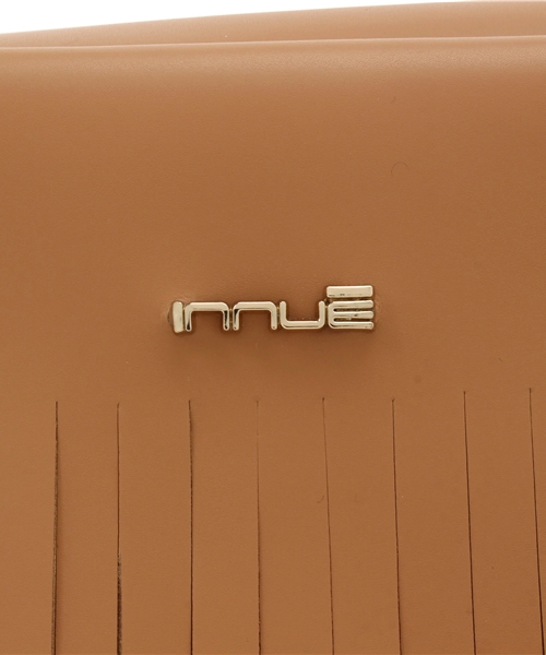 Spick & Span（スピックアンドスパン）の「 【INNUE】 フロントフリンジミニポシェット◆（ショルダーバッグ・レディース・ホワイト/キャメル・FREE）」の4枚目の写真