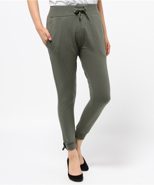 VENCEEXCHANGE（ヴァンスエクスチェンジ）の「ミニ裏毛ジョガーパンツ10L              （その他パンツ・レディース・ブラック/ダークグリーン/コーラル/グレー・MEDIUM/SMALL）」の15枚目の写真