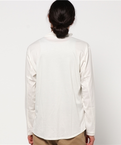STUDIOUS(ステュディオス)の「プレミアムスムースタートルネックロンT(Tシャツ/カットソー・メンズ・グレー/ブラック/ホワイト・2/3/1)」の8枚目の写真