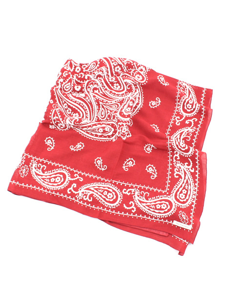 BEAMS BOY(ビームスボーイ)の「SAN FRANCISCO / バンダナ スカーフ(ストール/ショール・レディース・ブラック/レッド/グリーン/ネイビー・ONE SIZE)」の4枚目の写真