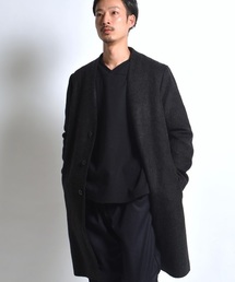 SHIPS JET BLUE | SHIPS JET BLUE: ノーカラー チェスターコート■(チェスターコート)