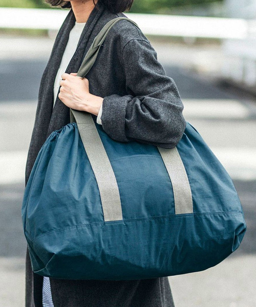 Haco ハコ の とにかくたくさん入る 軽くて丈夫なビッグナイロンバッグ トートバッグ Wear Haco ハコ の とにかくたくさん入る 軽くて丈夫なビッグナイロンバッグ トートバッグ Wear