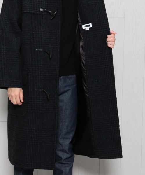 H BEAUTY&YOUTH＞HERRINGBONE DUFFLE COAT