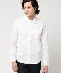 ARCADE | 伸縮ストレッチ綿サテンスリムシャツ(シャツ/ブラウス)