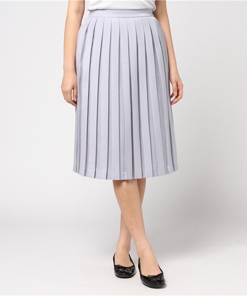 Rope Picnic ロペピクニック の シャイニーウエストゴムプリーツスカート スカート Wear