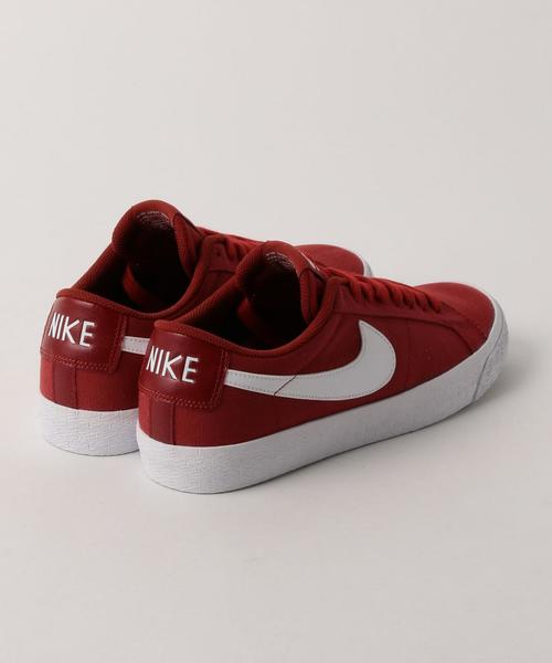 NIKE（ナイキ）の「＜NIKE（ナイキ）＞SB BLAZER ZOOM ローカットスニーカー ◆（スニーカー・レディース・ホワイト/ワインレッド・25cm/24.5cm/23cm/24cm/23.5cm）」の4枚目の写真