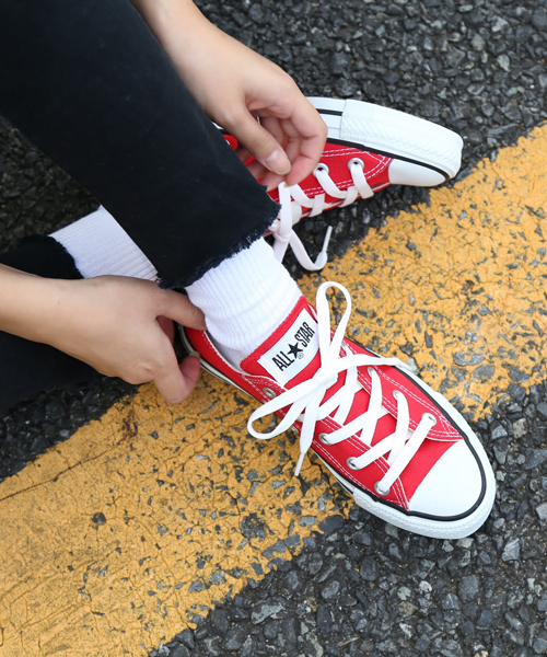 CONVERSE(コンバース)の「CONVERSE ALL STAR OX(スニーカー)」|レッド