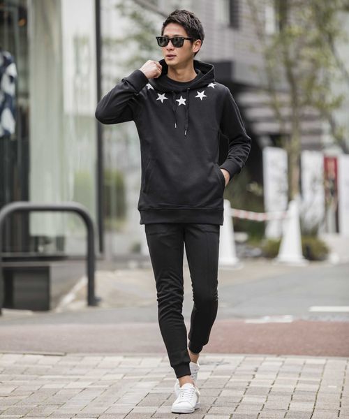 A.S.M（エーエスエム）の「ポンチジャ－ジ／スキニ－リブイ－ジ－パンツ（その他パンツ・メンズ・ブラック/杢グレー・50/48/52）」の10枚目の写真