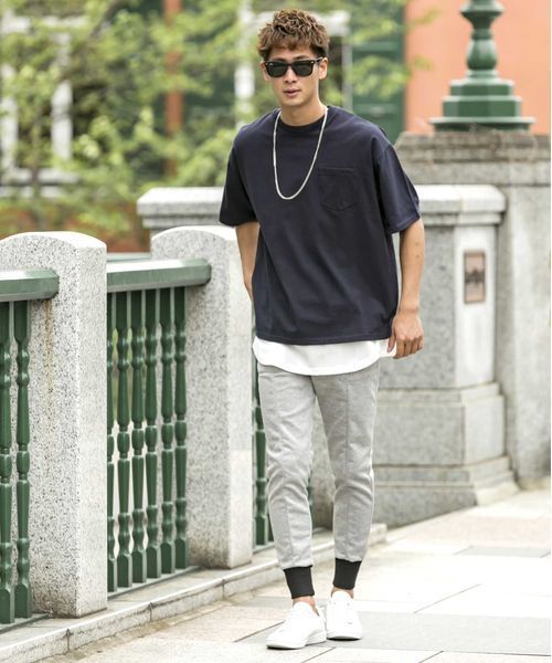 A.S.M（エーエスエム）の「ポンチジャ－ジ／スキニ－リブイ－ジ－パンツ（その他パンツ・メンズ・ブラック/杢グレー・50/48/52）」の17枚目の写真