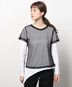 ブラウス シャツ ナイロンチュールドット ブザムシャツ レディース セール】 ナイロンチュールドット ブザムシャツ （シャツ