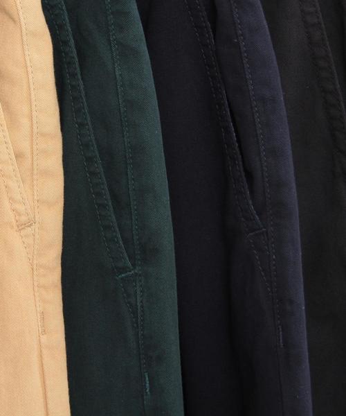 BEAUTY&YOUTH UNITED ARROWS（ビューティーアンドユースユナイテッドアローズ）の「【WEB限定】by ※∴ツイルチノタックワイドパンツ ◆（チノパンツ・レディース・ブラック/ベージュ/ダークグリーン/ネイビー・MEDIUM/SMALL/LARGE）」の10枚目の写真