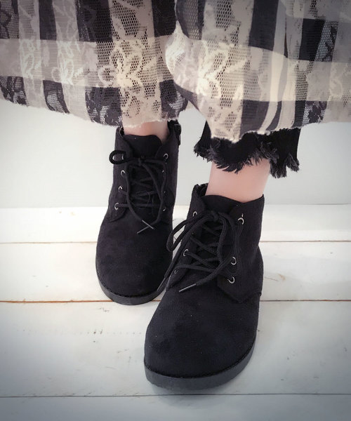 Sugar Sugar シュガーシュガー の Sucre Sucre By Sugar Sugar レースアップショートブーツ ブーツ Wear