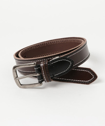 ikka（イッカ）の「バイカラーステッチレザーベルト（ベルト・メンズ）」