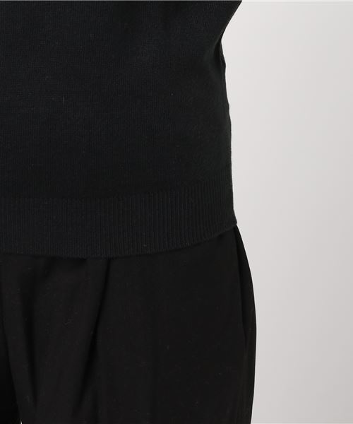 earth music&ecology（アースミュージックアンドエコロジー）の「・ビジューハイネックニットプルオーバー（ニット/セーター・レディース・ブラック/サックスブルー/ライトベージュ/ピンク/キャメル/ライトグレー・M/S）」の12枚目の写真