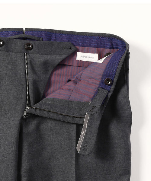 INCOTEX（インコテックス）の「◎INCOTEX / N35 トロピカルウールスラックス（スラックス・メンズ・グレー/チャコールグレー・42/44/46/48/50/52）」の5枚目の写真