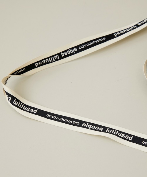 beautiful people（ビューティフルピープル）の「【beautiful people(ビューティフルピープル)】≪STUDIOUS別注≫ビニールショルダーバッグ（ショルダーバッグ・レディース・ブラック・FREE）」の18枚目の写真