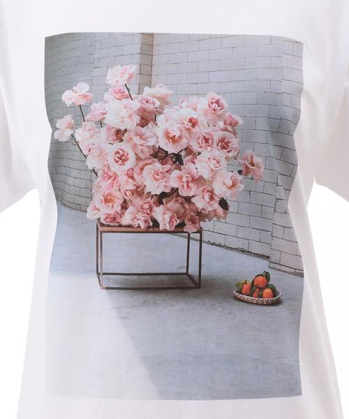 Drawer（ドゥロワー）の「＜FJURA＞ROSE Tシャツ（Tシャツ