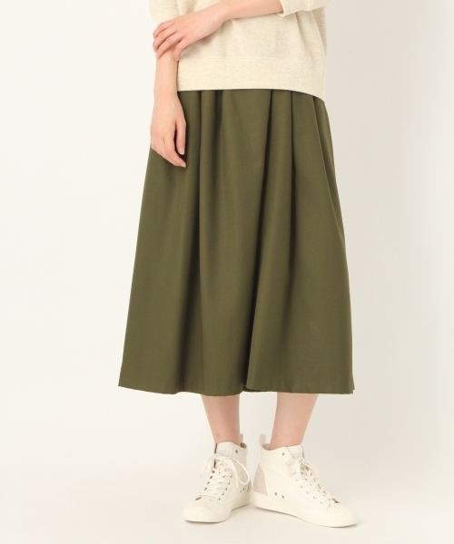 niko and...（ニコアンド）の「オリジナルランダムタックパンツ（その他パンツ・レディース・キャメル/カーキ/ピンク/ネイビー・4/3）」の2枚目の写真