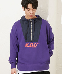 KICS DOCUMENT.（キクス ドキュメント）の「KICS DOCUMENT. キクスドキュメント / BI COL ZIP HOODIE バイカラーフーディー パーカー（パーカー）」