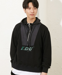 KICS DOCUMENT. キクスドキュメント / BI COL ZIP HOODIE バイカラーフーディー パーカー