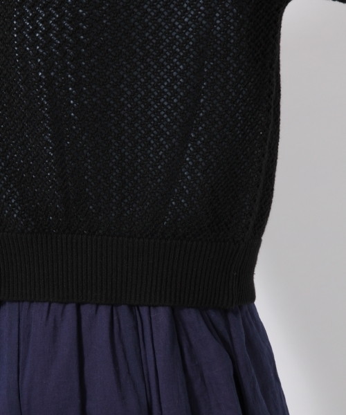 LOWRYS FARM（ローリーズファーム）の「１２Ｇスカットカーデ／７Ｓ  795299（カーディガン/ボレロ・レディース・ホワイト/ブラック/ブラウン・MEDIUM/LARGE）」の13枚目の写真