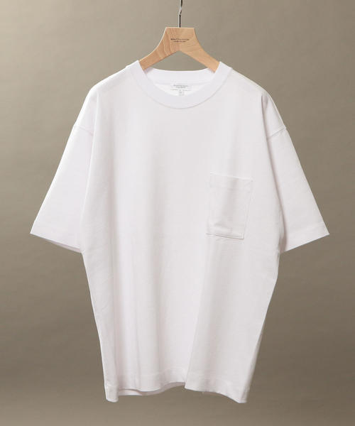 BEAUTY&YOUTH UNITED ARROWS（ビューティーアンドユースユナイテッドアローズ）の「BY クリスピーコットン 樽型 Tシャツ ◆（Tシャツ/カットソー・メンズ・ホワイト/ライトグレー/ブラック/ワイン・X-LARGE/LARGE/SMALL/MEDIUM）」の2枚目の写真