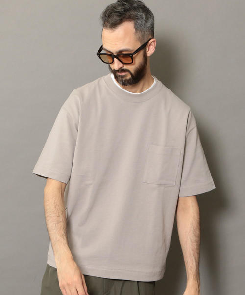 BEAUTY&YOUTH UNITED ARROWS（ビューティーアンドユースユナイテッドアローズ）の「BY クリスピーコットン 樽型 Tシャツ ◆（Tシャツ/カットソー・メンズ・ホワイト/ライトグレー/ブラック/ワイン・X-LARGE/LARGE/SMALL/MEDIUM）」の14枚目の写真