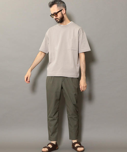 BEAUTY&YOUTH UNITED ARROWS（ビューティーアンドユースユナイテッドアローズ）の「BY クリスピーコットン 樽型 Tシャツ ◆（Tシャツ/カットソー・メンズ・ホワイト/ライトグレー/ブラック/ワイン・X-LARGE/LARGE/SMALL/MEDIUM）」の13枚目の写真