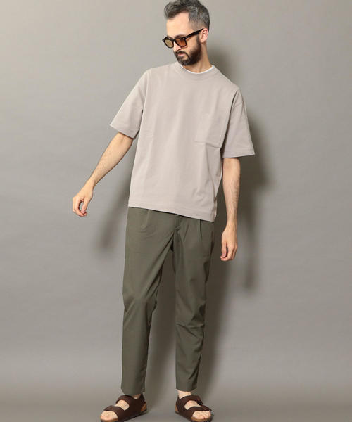 BEAUTY&YOUTH UNITED ARROWS（ビューティーアンドユースユナイテッドアローズ）の「BY クリスピーコットン 樽型 Tシャツ ◆（Tシャツ/カットソー・メンズ・ホワイト/ライトグレー/ブラック/ワイン・X-LARGE/LARGE/SMALL/MEDIUM）」の11枚目の写真