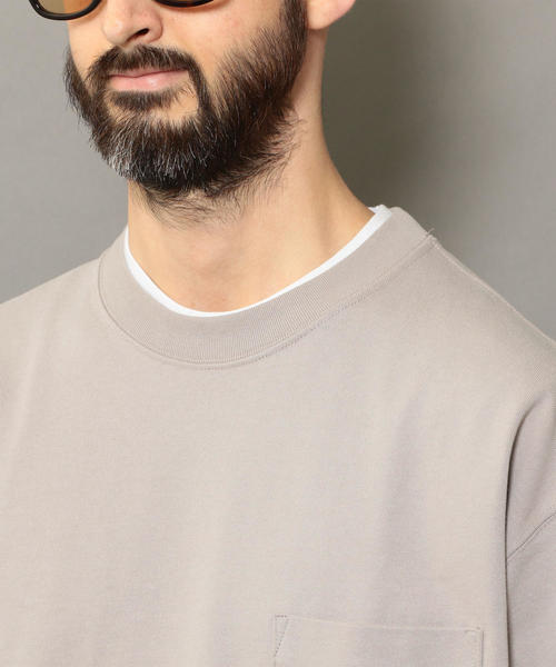 BEAUTY&YOUTH UNITED ARROWS（ビューティーアンドユースユナイテッドアローズ）の「BY クリスピーコットン 樽型 Tシャツ ◆（Tシャツ/カットソー・メンズ・ホワイト/ライトグレー/ブラック/ワイン・X-LARGE/LARGE/SMALL/MEDIUM）」の10枚目の写真