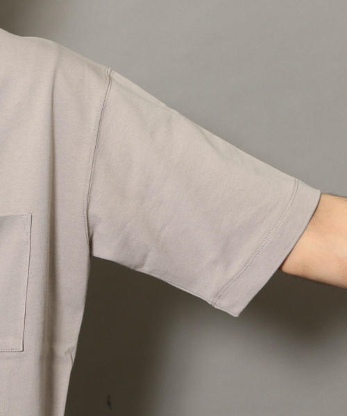 BEAUTY&YOUTH UNITED ARROWS（ビューティーアンドユースユナイテッドアローズ）の「BY クリスピーコットン 樽型 Tシャツ ◆（Tシャツ/カットソー・メンズ・ホワイト/ライトグレー/ブラック/ワイン・X-LARGE/LARGE/SMALL/MEDIUM）」の8枚目の写真