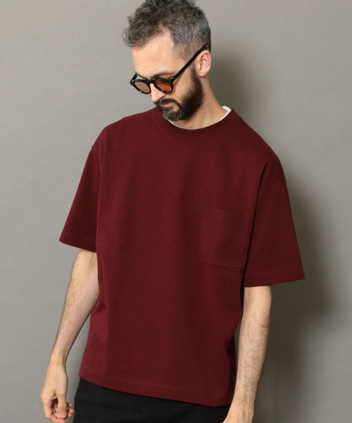 BEAUTY&YOUTH UNITED ARROWS(ビューティーアンドユースユナイテッドアローズ)の「BY クリスピーコットン 樽型 Tシャツ ◆(Tシャツ/カットソー・メンズ・ホワイト/ライトグレー/ブラック/ワイン・SMALL/MEDIUM/LARGE/X-LARGE)」の22枚目の写真