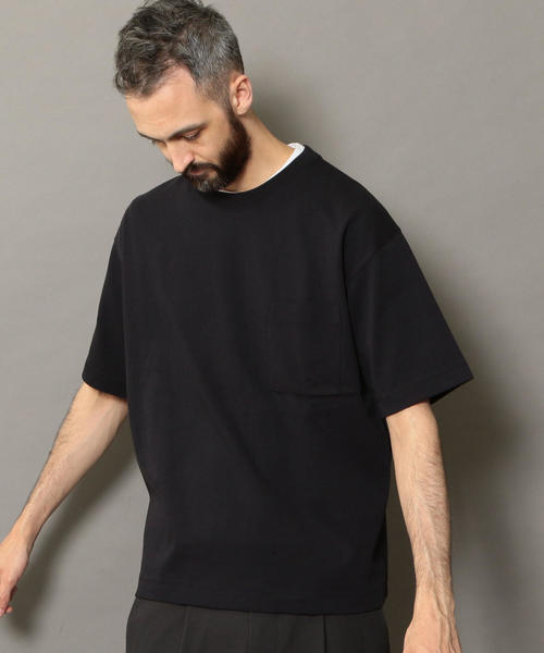 BEAUTY&YOUTH UNITED ARROWS（ビューティーアンドユースユナイテッドアローズ）の「BY クリスピーコットン 樽型 Tシャツ ◆（Tシャツ/カットソー・メンズ・ホワイト/ライトグレー/ブラック/ワイン・X-LARGE/LARGE/SMALL/MEDIUM）」の22枚目の写真