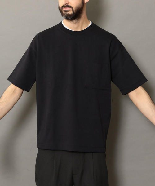 BEAUTY&YOUTH UNITED ARROWS（ビューティーアンドユースユナイテッドアローズ）の「BY クリスピーコットン 樽型 Tシャツ ◆（Tシャツ/カットソー・メンズ・ホワイト/ライトグレー/ブラック/ワイン・X-LARGE/LARGE/SMALL/MEDIUM）」の18枚目の写真