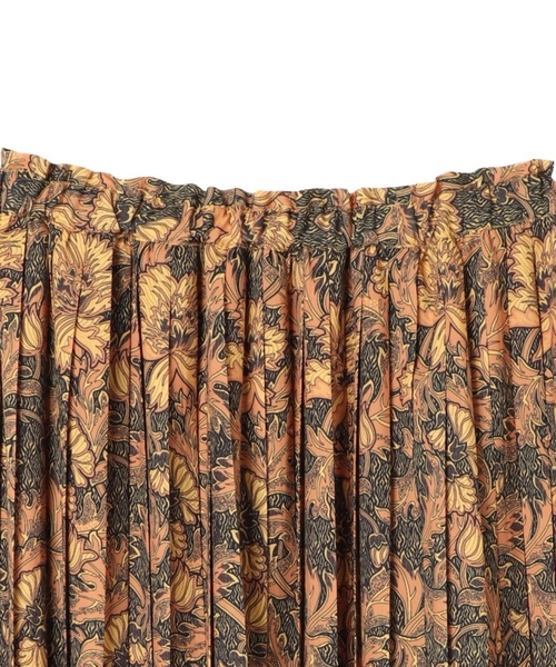 YECCA VECCA（イェッカヴェッカ）の「Ｐ．ミュルーズプリントプリーツスカート（スカート・レディース・イエロー/アイボリー・FREE）」の6枚目の写真