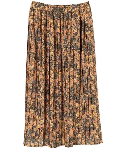 YECCA VECCA（イェッカヴェッカ）の「Ｐ．ミュルーズプリントプリーツスカート（スカート・レディース・イエロー/アイボリー・FREE）」の12枚目の写真