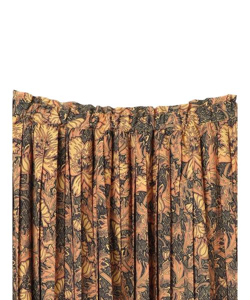 YECCA VECCA（イェッカヴェッカ）の「Ｐ．ミュルーズプリントプリーツスカート（スカート・レディース・イエロー/アイボリー・FREE）」の13枚目の写真