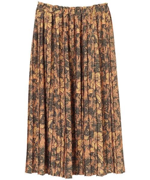 YECCA VECCA（イェッカヴェッカ）の「Ｐ．ミュルーズプリントプリーツスカート（スカート・レディース・イエロー/アイボリー・FREE）」の5枚目の写真