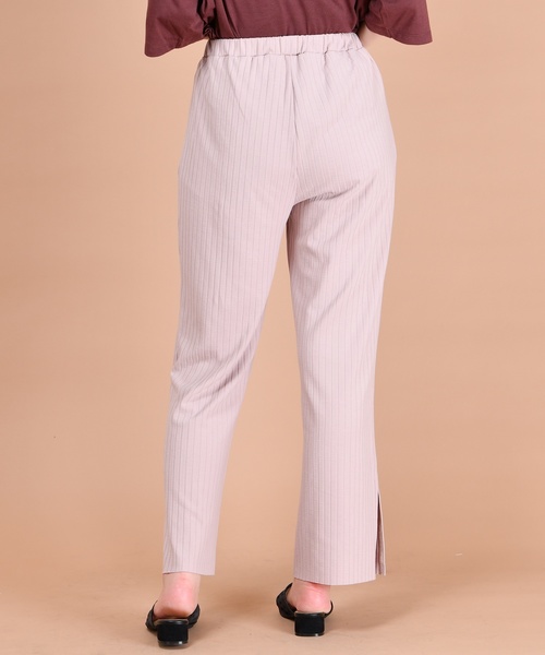 natural couture（ナチュラルクチュール）の「ワイドリブパンツ（その他パンツ・レディース・ブラック/ベージュ/アイボリー/ピンクベージュ・FREE）」の16枚目の写真