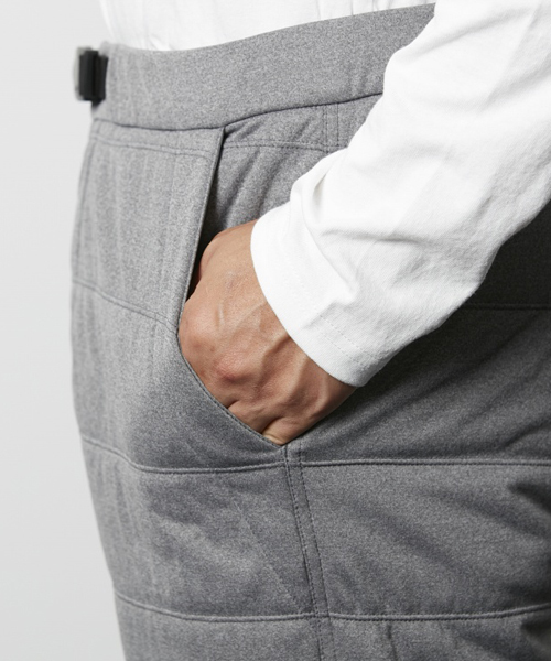 Snow Peak（スノーピーク）の「フレキシブルインサレーション　　パンツ（その他パンツ・メンズ・ブラック/杢グレー/ホワイト/レッド系その他・1/2/SMALL/MEDIUM/LARGE/X-LARGE/XX-LARGE）」の11枚目の写真