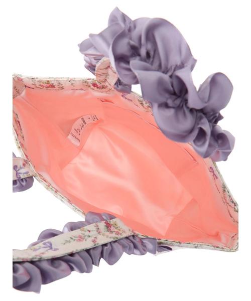 Maison de FLEUR（メゾンドフルール）の「ブーケリボンフリルトートバッグ（トートバッグ・レディース・アイボリー・FREE）」の8枚目の写真