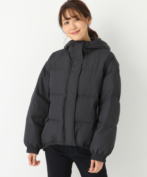 GLOBAL WORK(グローバルワーク)の「カラーダウンブルゾン/814404(ダウンジャケット/コート・レディース・ブラック/レッド/グリーン・MEDIUM/LARGE)」の4枚目の写真